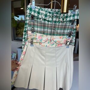 Zara 4 Skirt Lot in Floral and Plaid